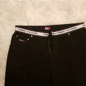Tommy Hilfiger Men's Black and White Jeans